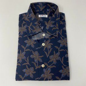 NEW kiton paisley dress shirt